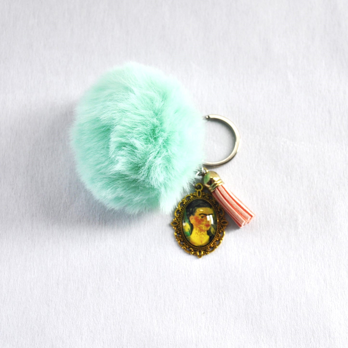 Maximalist Pompom Keychain