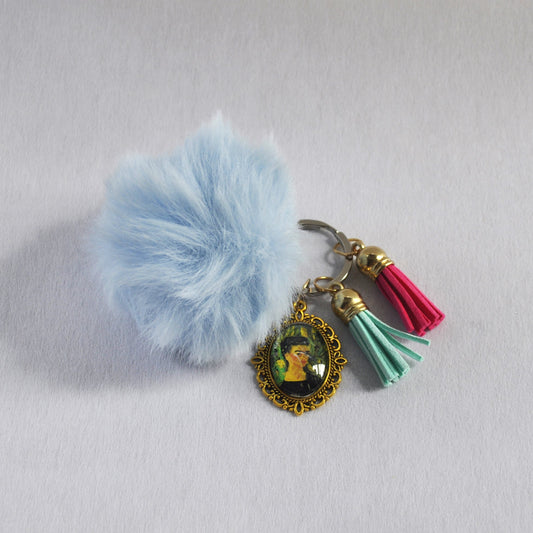 Maximalist Pompom Keychain