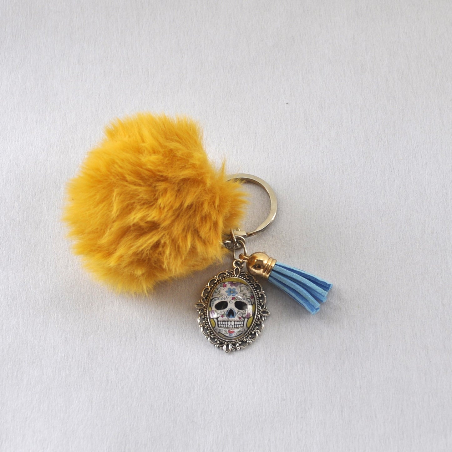 Maximalist Pompom Keychain