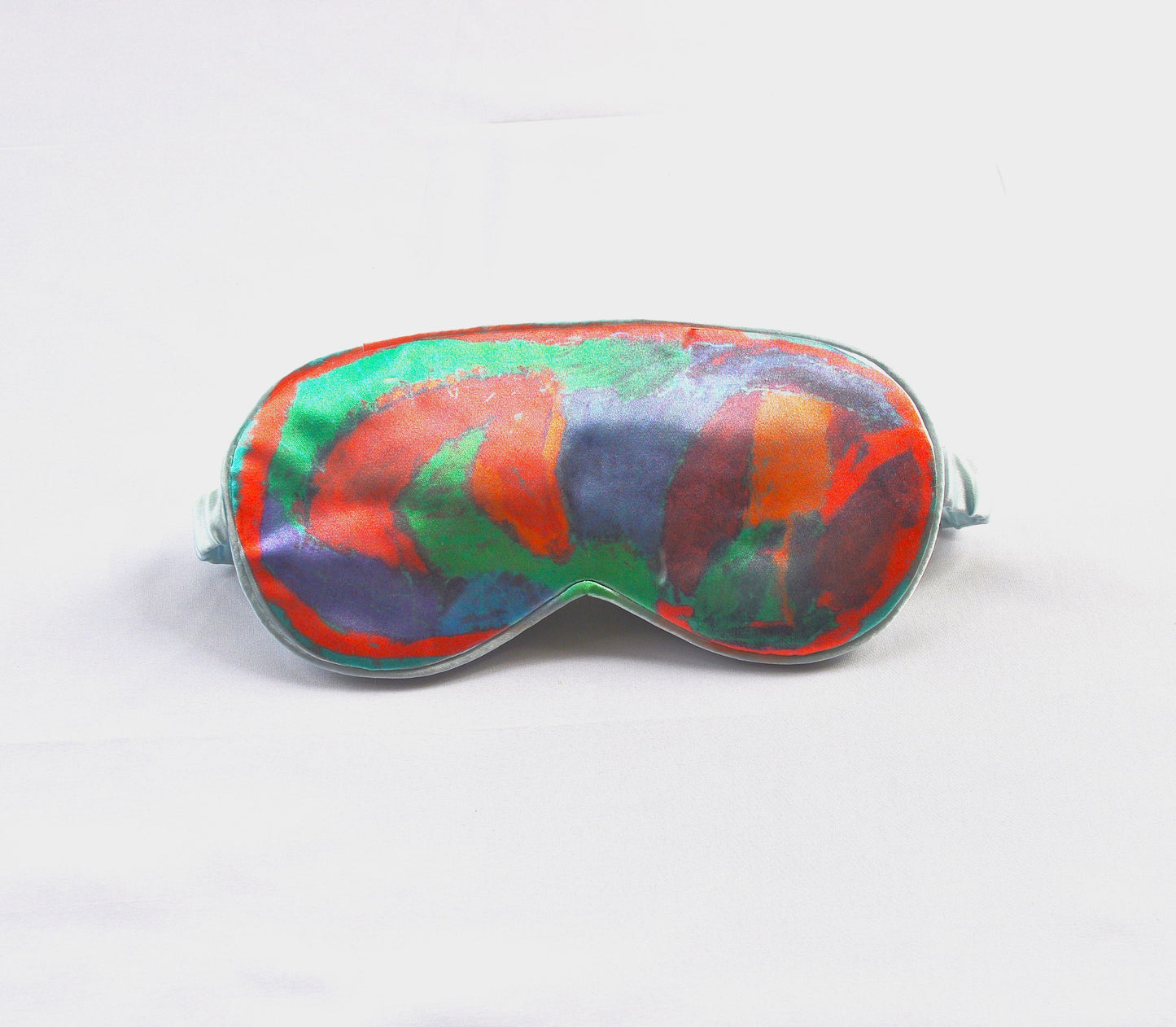 Patterned satin eyemask