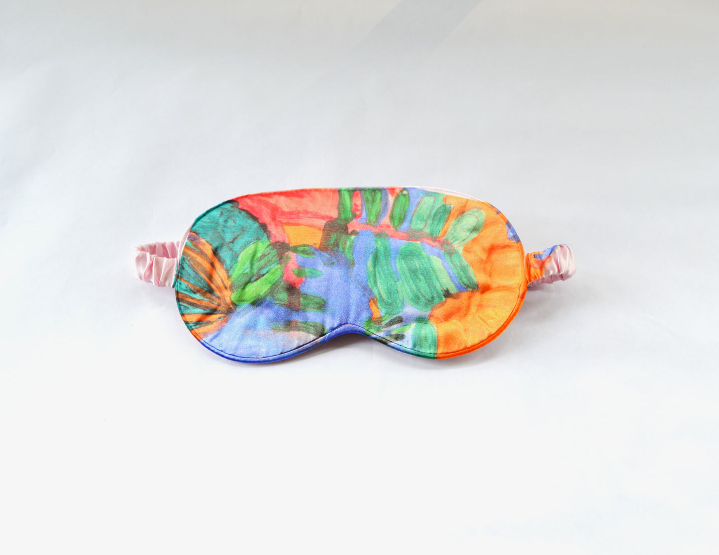 Patterned satin eyemask